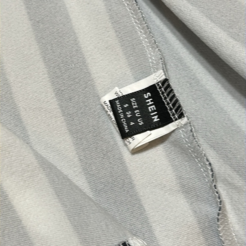Black and White Blazer Cardigan, Small - Picture 2 of 2